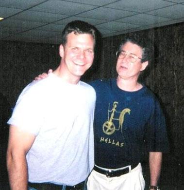 With National Slam Champ, Taylor Mali, 2001.