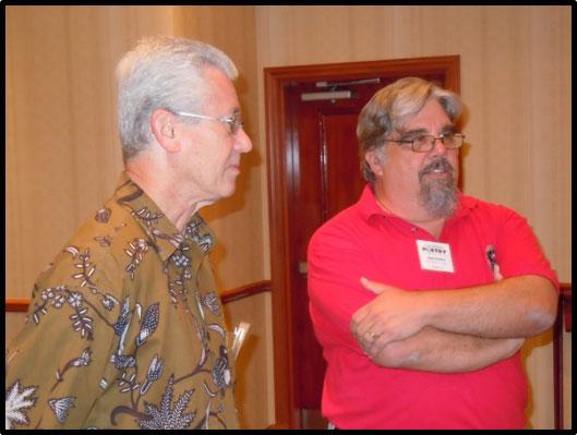 With Steve Sanders at 2012 PST Conf.