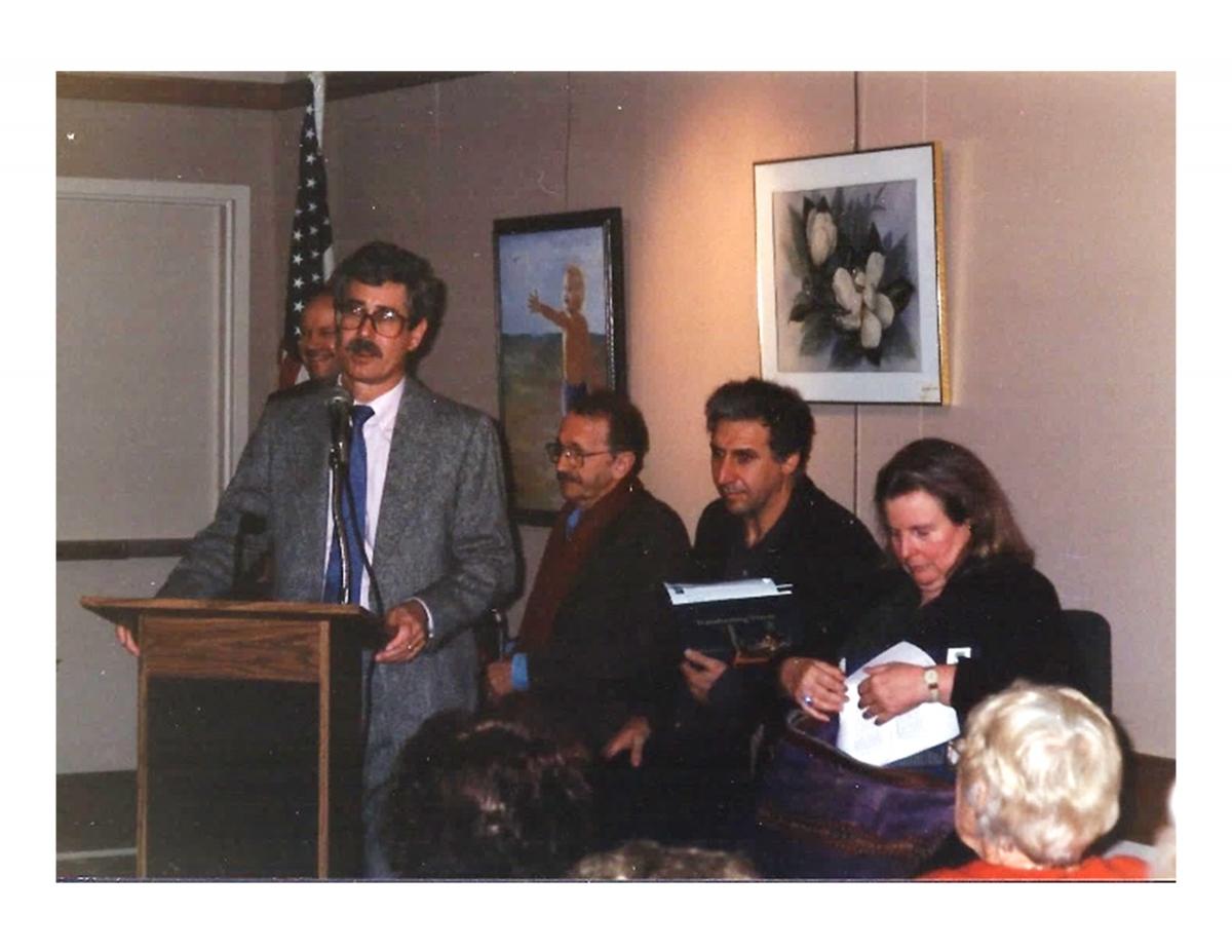 Introducing poets Philip Levine, Ed Hirsch, & Cynthia McDonald 1992.