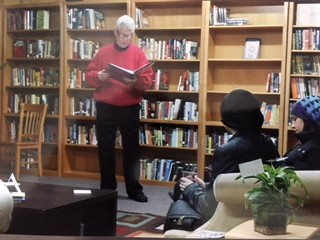 Reading at Bookstore, early 2000s