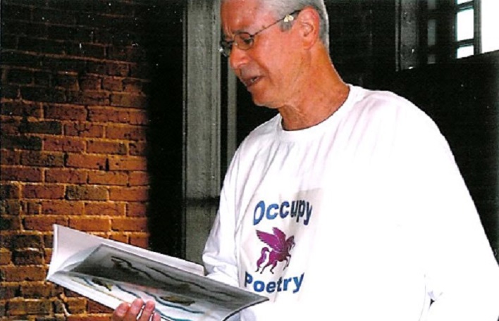 Reading at Flying Saucer Coffee House, 2011