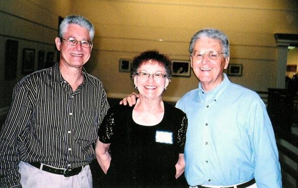 With poets Anne Jones & Don Shook, 2007.